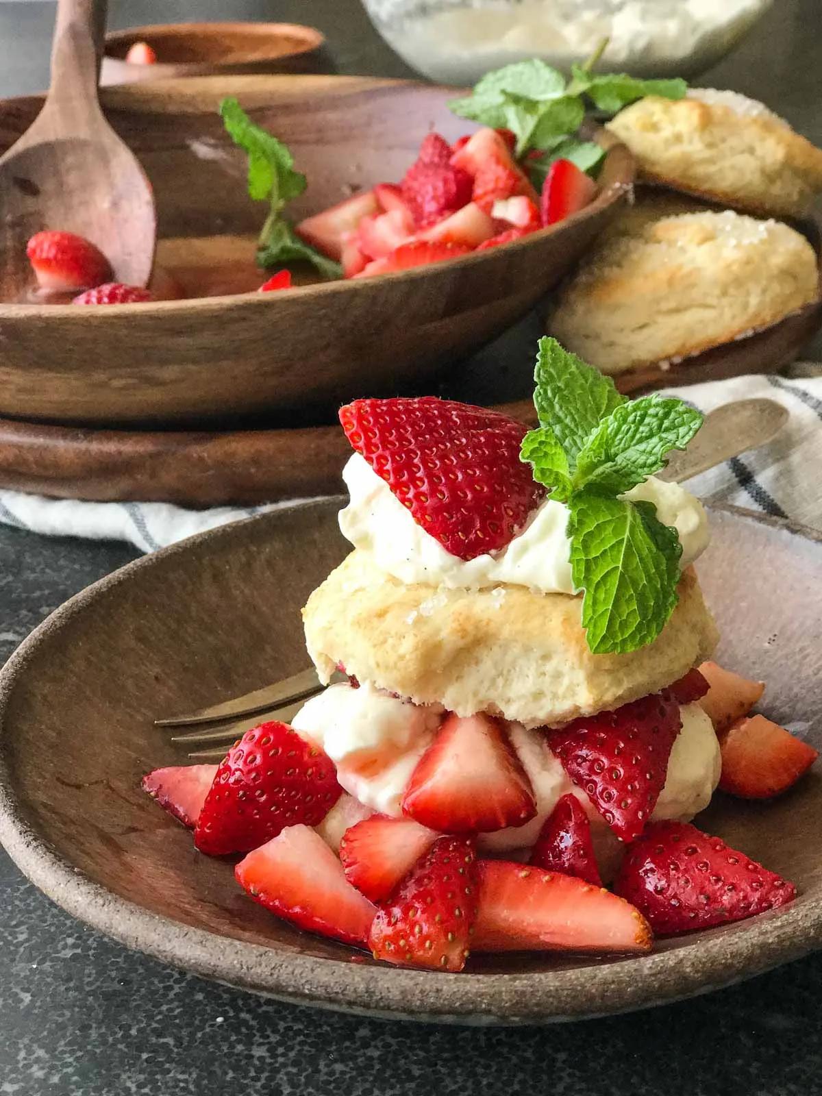 Homemade Strawberry Shortcakes - Lovely Little Kitchen