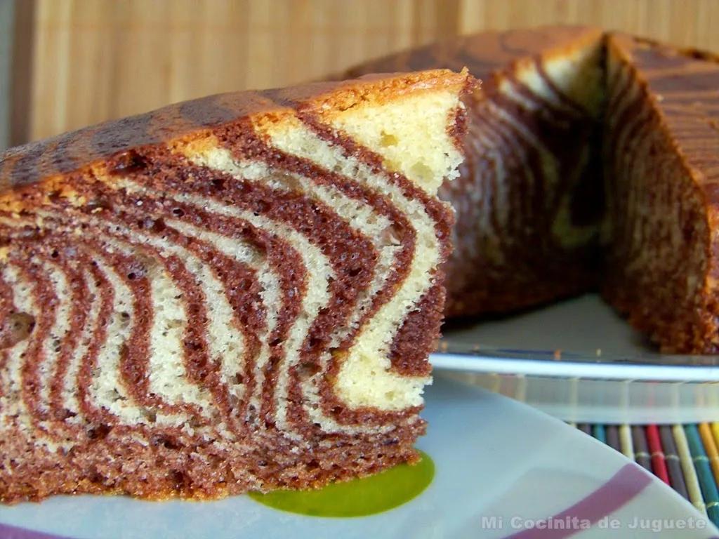 Mi Cocinita de Juguete: Bizcocho Cebra (Zebra Cake)