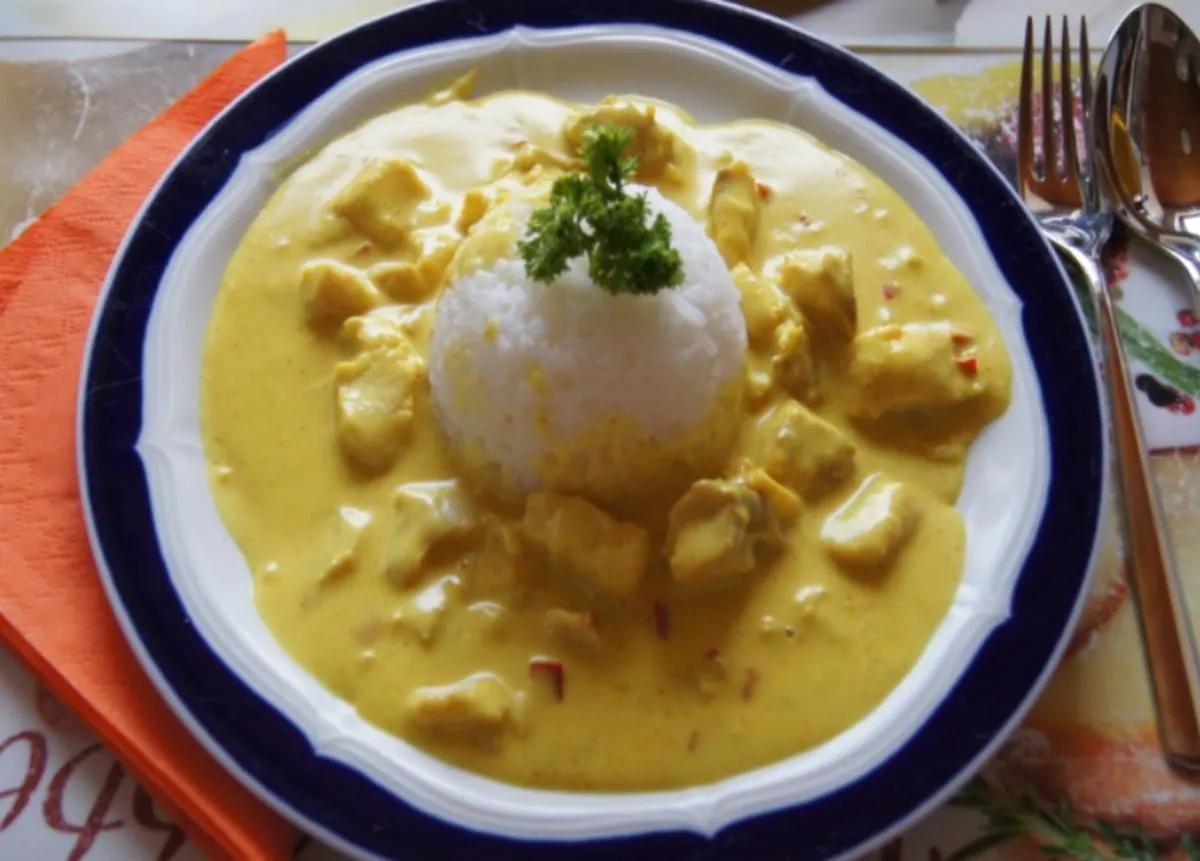 Fisch-Curry mit Reis - Rezept mit Bild - kochbar.de