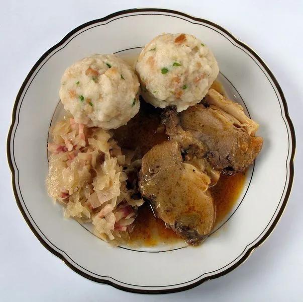 :Schweinsbraten &amp; Semmelknodel Pork Dumpling, Dumpling Recipe ...
