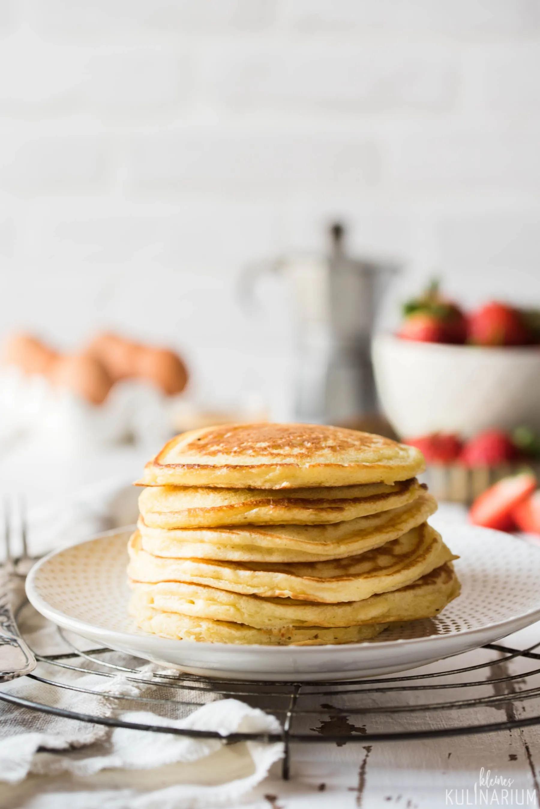 Fluffing Pancakes mit Buttermilch - Kleines Kulinarium | Rezept ...