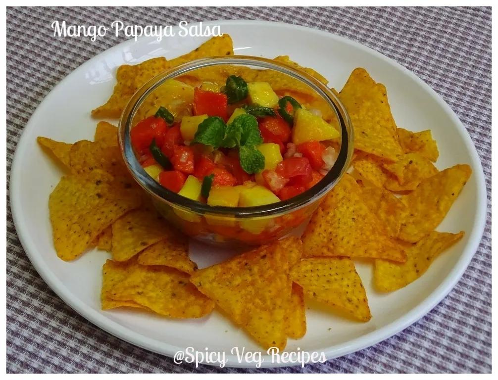 Mango Papaya Salsa | Foodwhirl