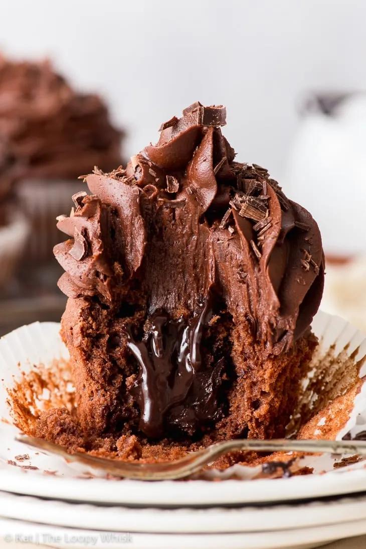 Triple Chocolate Cupcakes - The Loopy Whisk