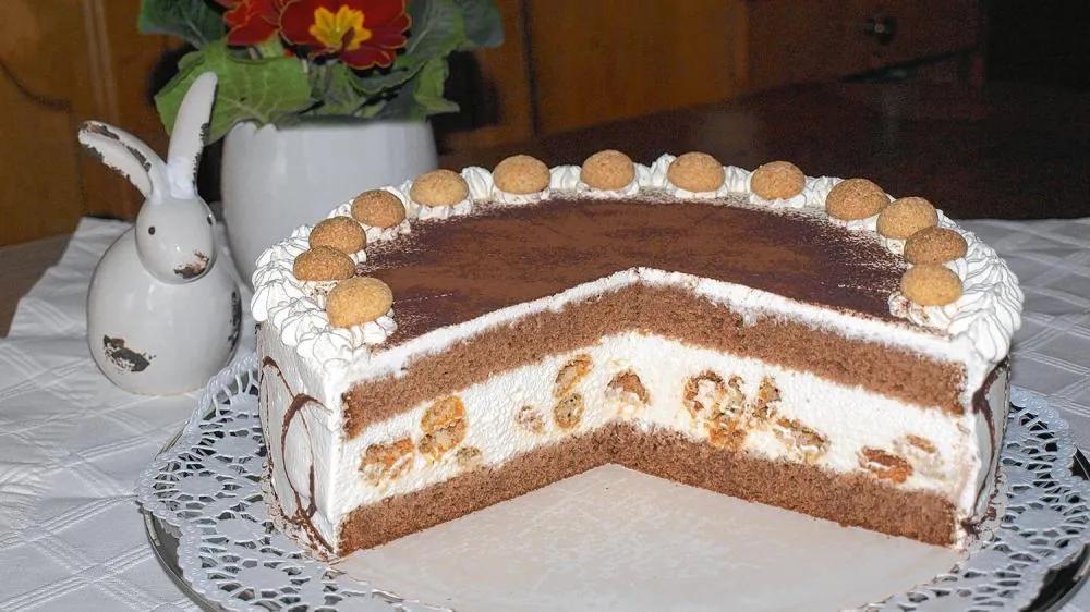 Rezept für Amaretto-Sahne-Torte | Augsburger Allgemeine