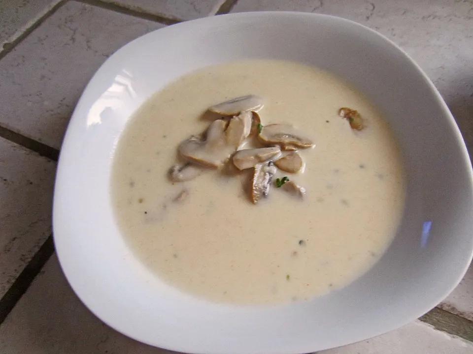 Champignon-Creme-Suppe (Rezept mit Bild) von piepmatz24 | Chefkoch.de