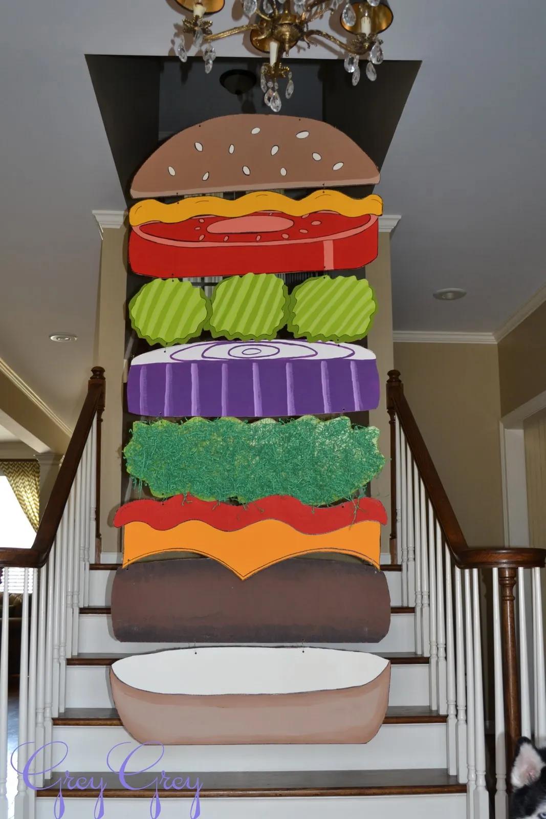 Hamburger Themed Birthday Party