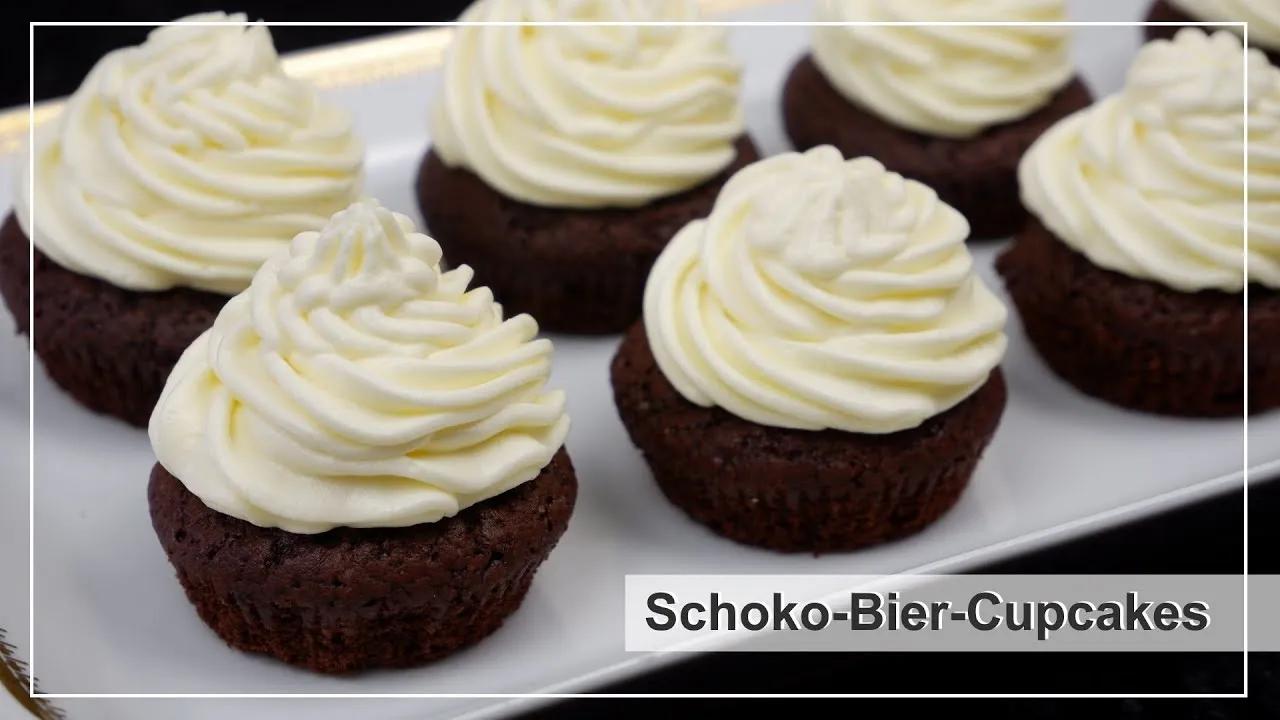 Schoko-Bier-Cupcakes | Süßes für den Vatertag | Einfach | Schnell ...