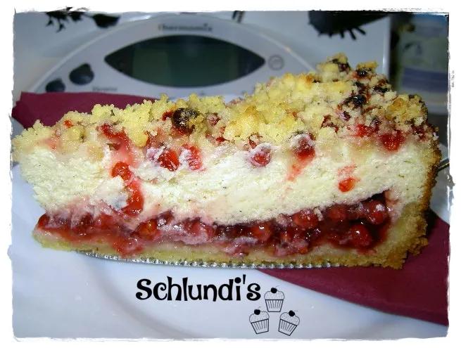 Quarkkuchen mit Johannisbeeren – Schlundis