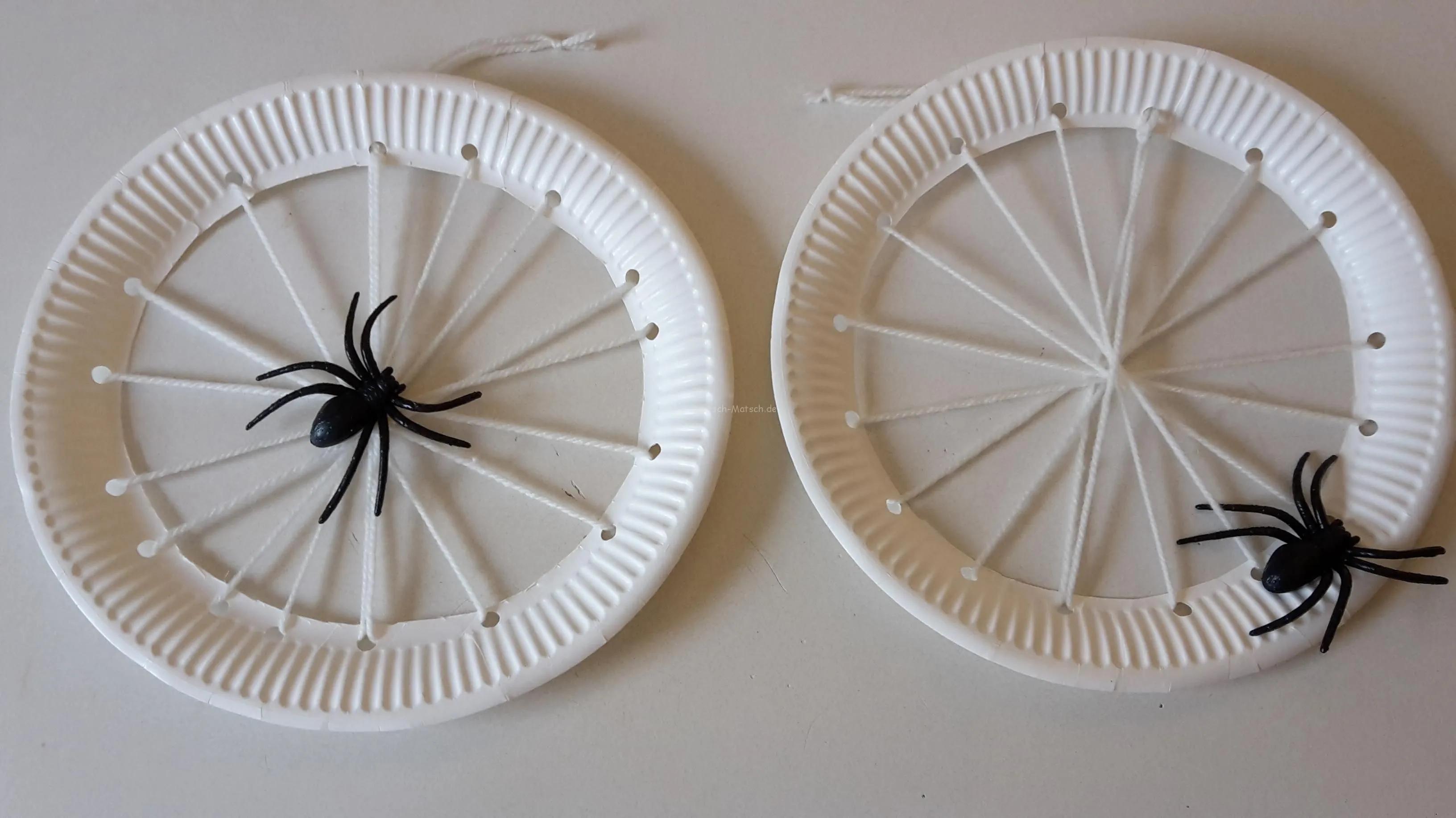 Spinnennetz aus Papptellern - DIY | Der Familienblog für kreative ...