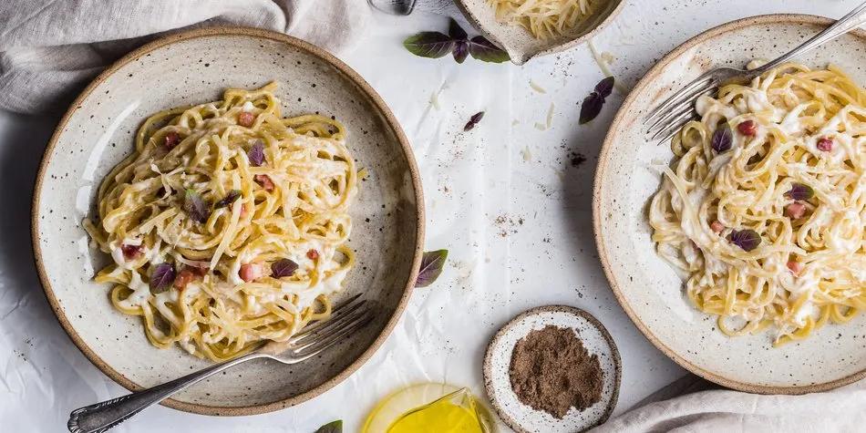 Spaghetti Carbonara ohne Ei | desired.de