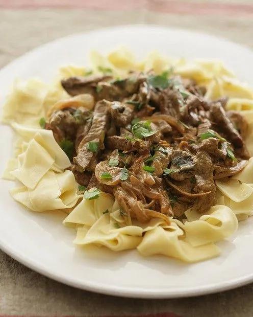 Stroganoff dragged into the next century using eye fillet ... Cindy ...