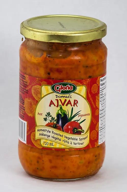 Hot Ajvar Homestyle Roasted Vegetable Spread, 720 ml | futurebakery