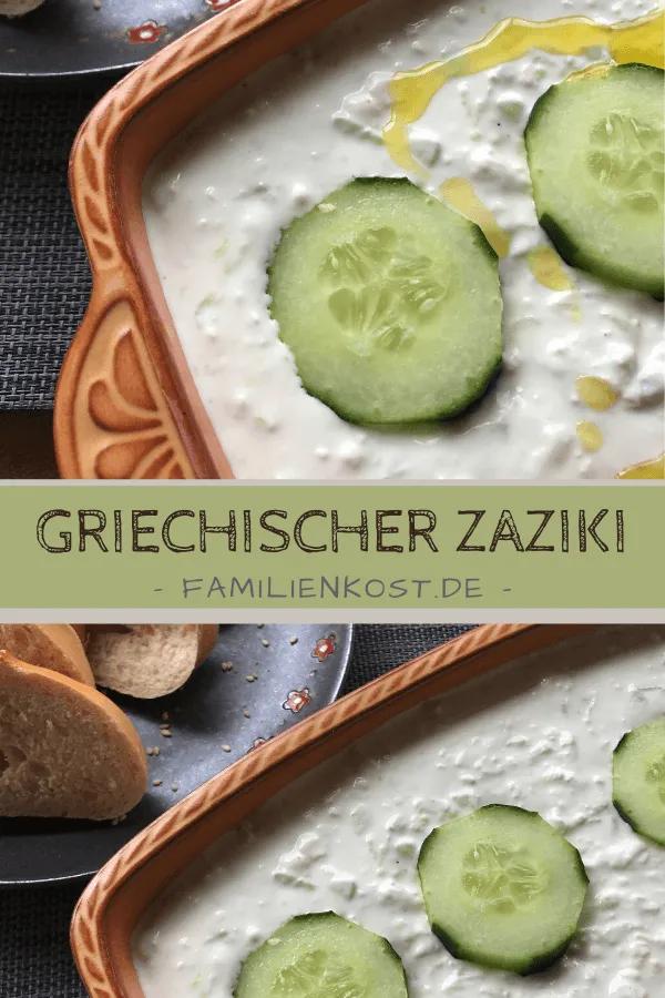 Zaziki - zwei einfache Rezepte mit griechischem Joghurt oder alternativ ...