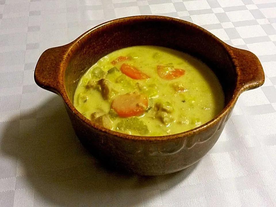 Vegane &amp;quot;Käse&amp;quot;-Lauch-Suppe von SaniBloume| Chefkoch
