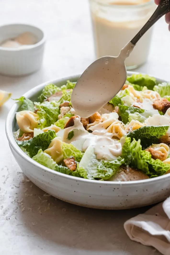 2-Minute Caesar Salad Dressing Recipe | Little Spice Jar