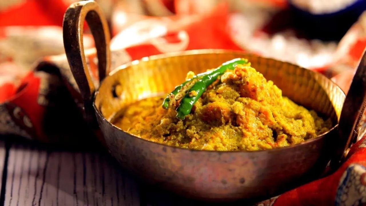 Chingri Aam Kashundi | Prawns in Mustard &amp; Mango Paste By Ananya ...