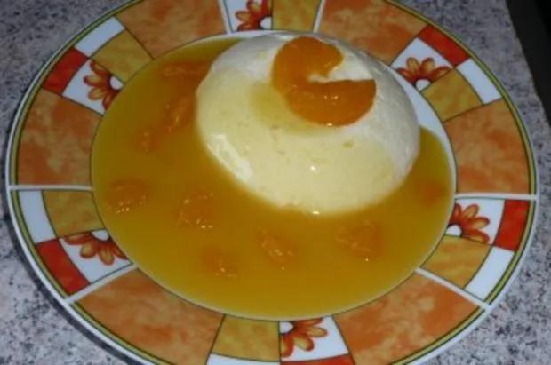 Dessert: Grieß-Quarkflammeri mit Orangen-Vanillesoße - Rezept - kochbar.de
