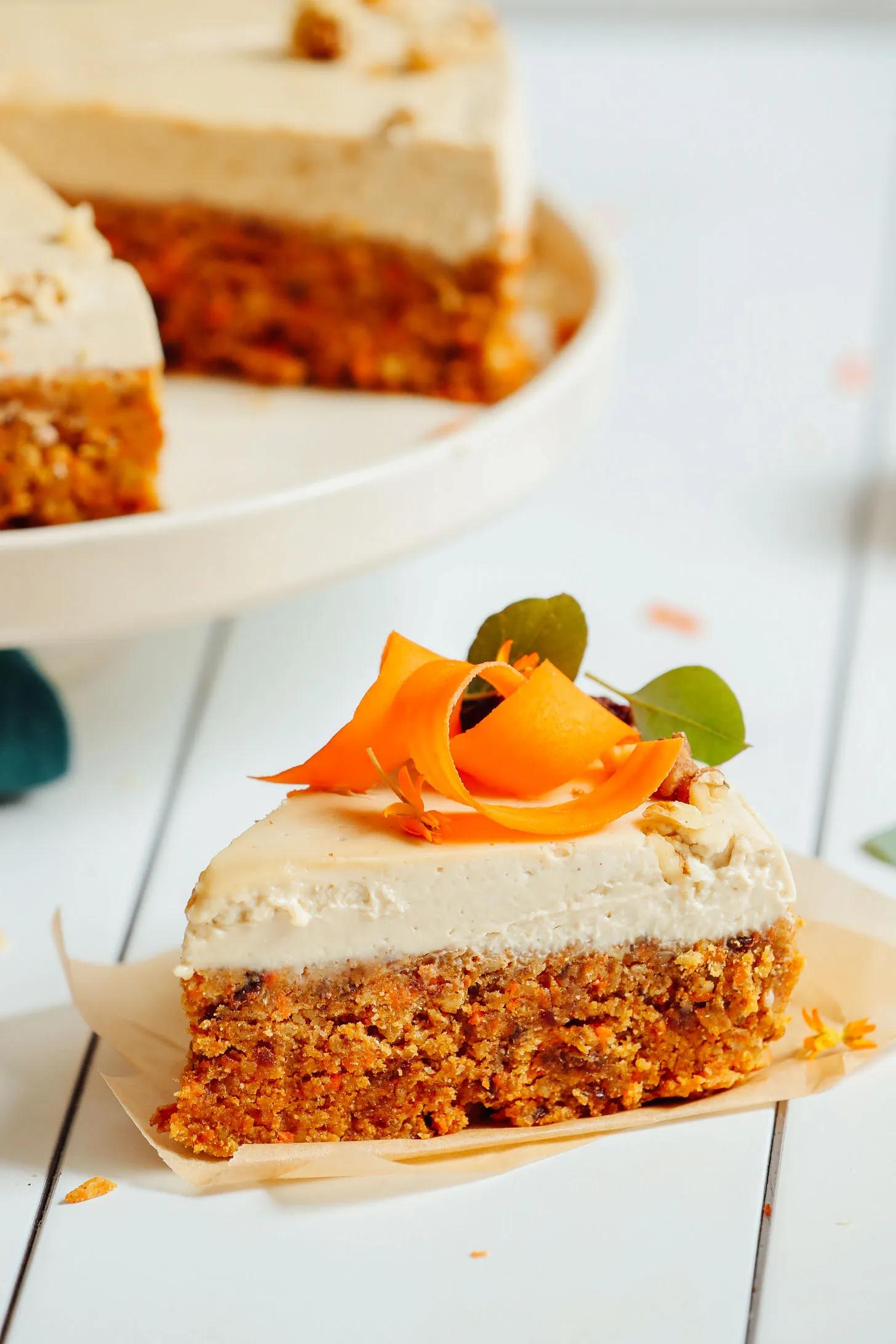 Raw Vegan Carrot Cake | Minimalist Baker Recipes
