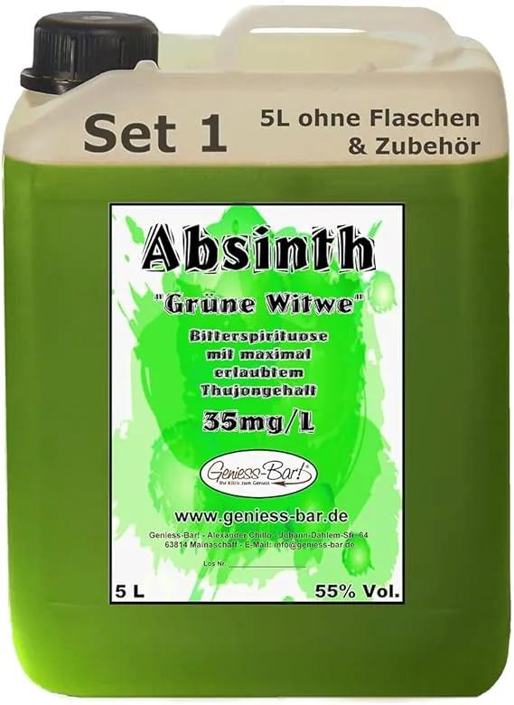 Absinth Die Grüne Witwe 5L Testurteil SEHR GUT(1,4) Mit maximal ...