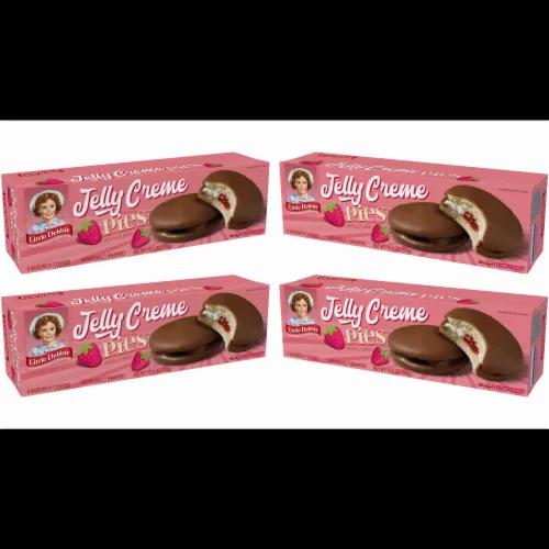 Little Debbie Jelly Crème Pies, 4 Boxes, 32 Individually Wrapped Cakes ...
