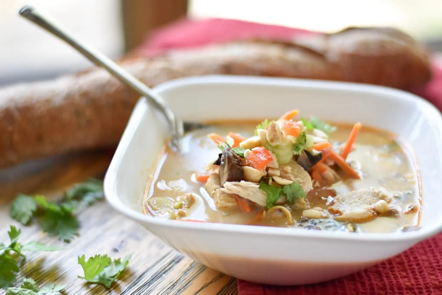 Thai Chicken Soup | With Two Spoons