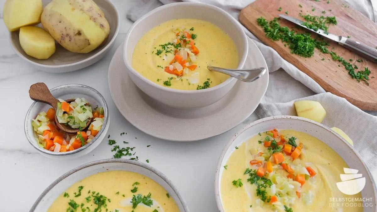 Kartoffelcreme-Suppe - Selbstgemacht - Der Foodblog