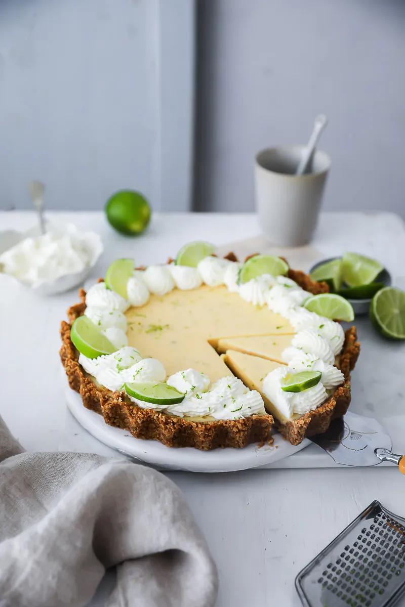 Key Lime Pie Rezept einfache Limetten Tarte