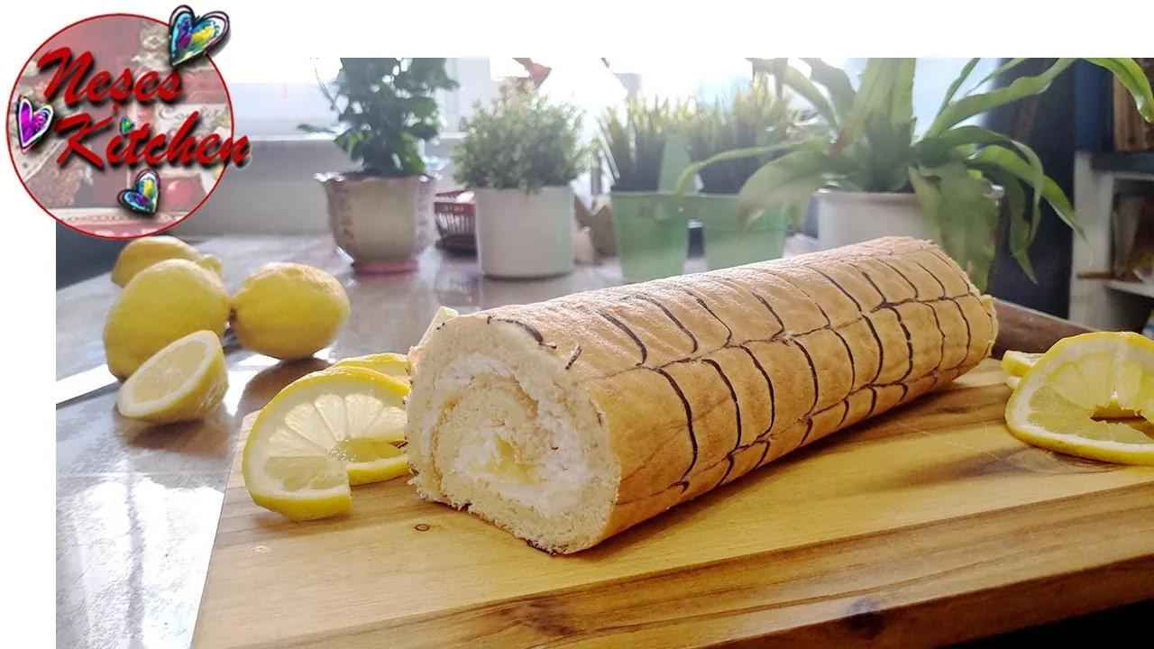 Zitronen Biskuitrolle best lemon roll ever - YouTube