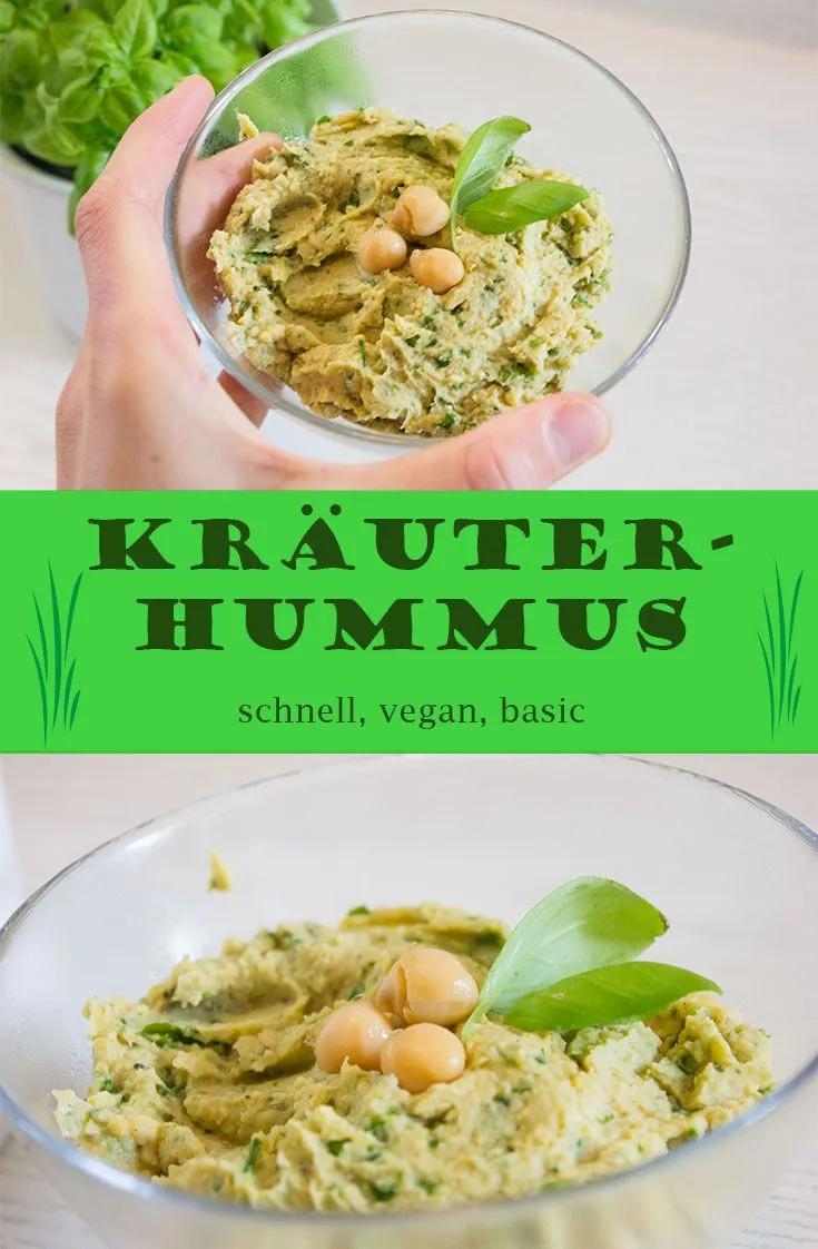 Hummus ist mein wichtigstes Basic in der veganen Küche! Mit diesem ...