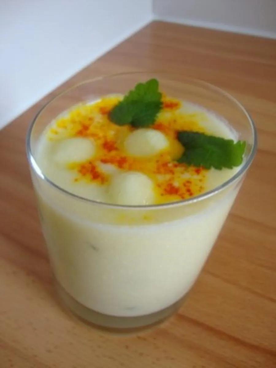 Kalte Melonensuppe mit Safran - Rezept mit Bild - kochbar.de