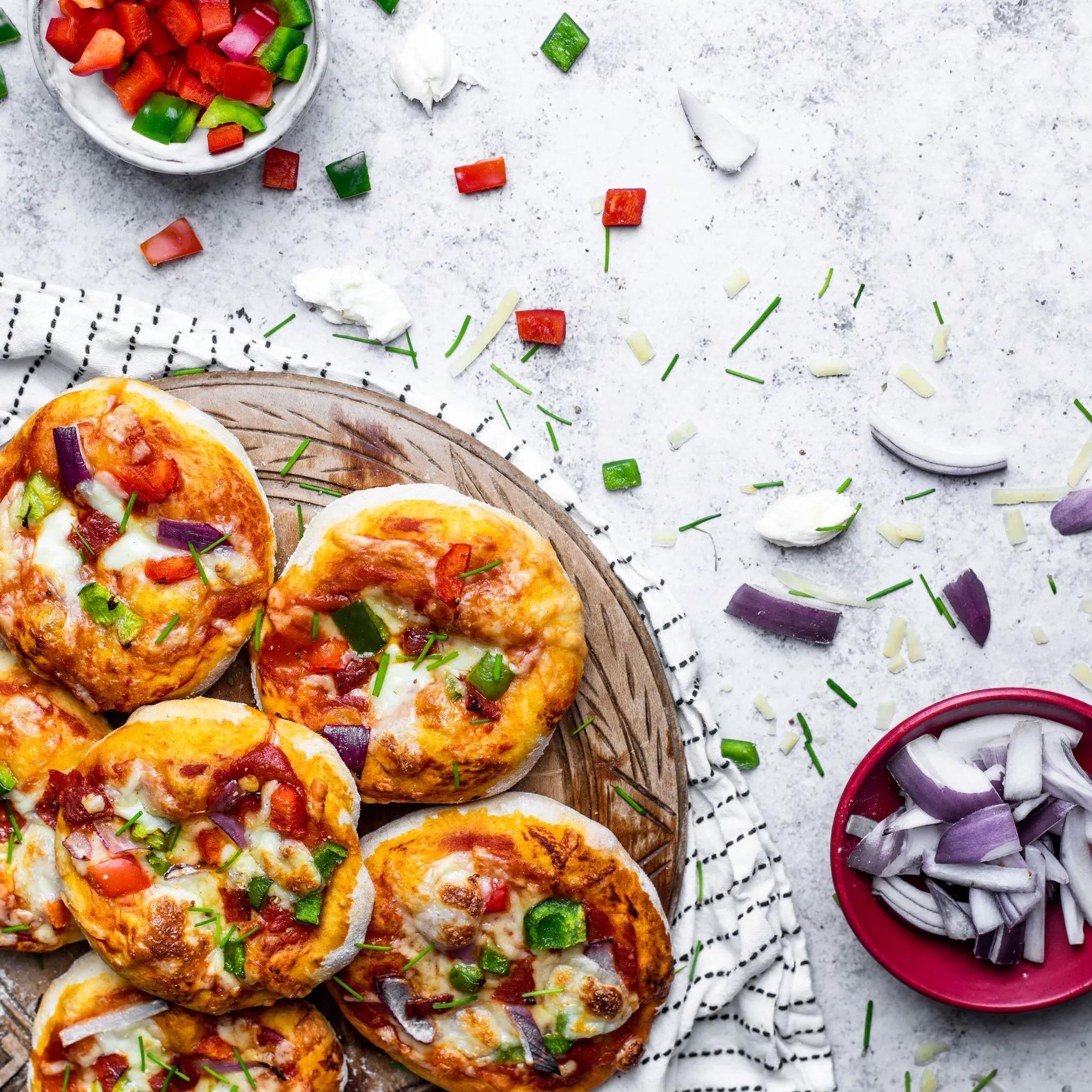 Mini Pizza Recipe | Baking Mad