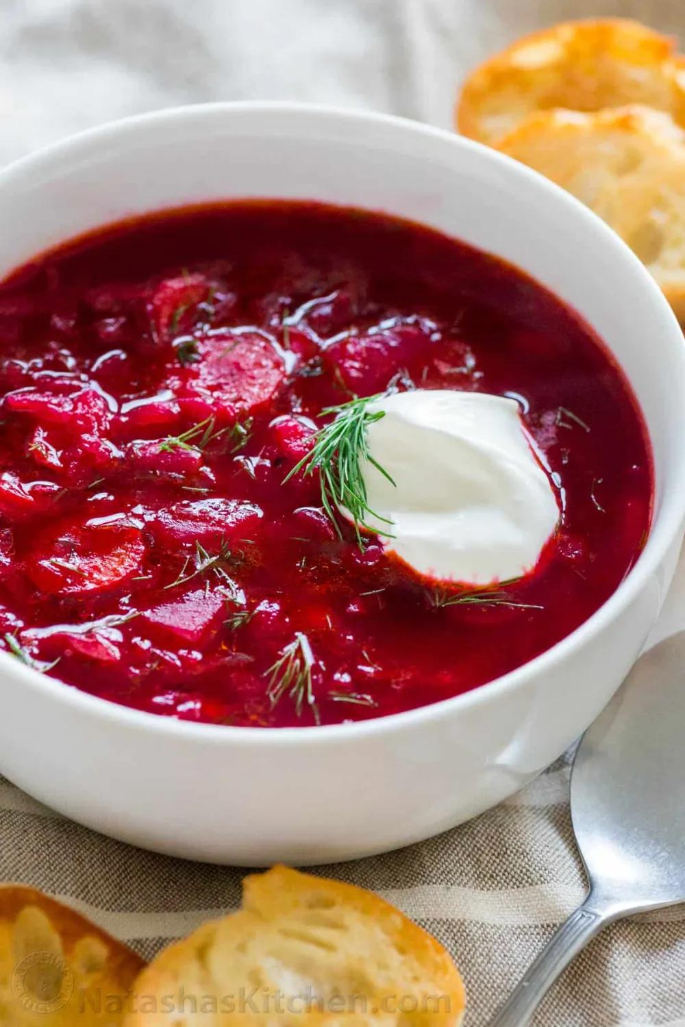 This is a classic Ukrainian Borscht Recipe, just like Mom used to make ...