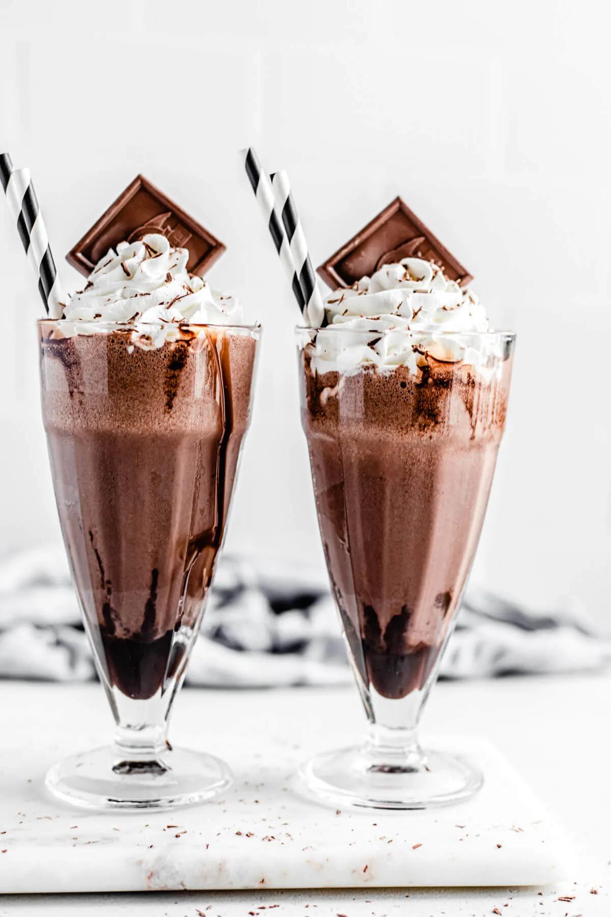 Classic Chocolate Milkshake Recipe | Queenslee Appétit