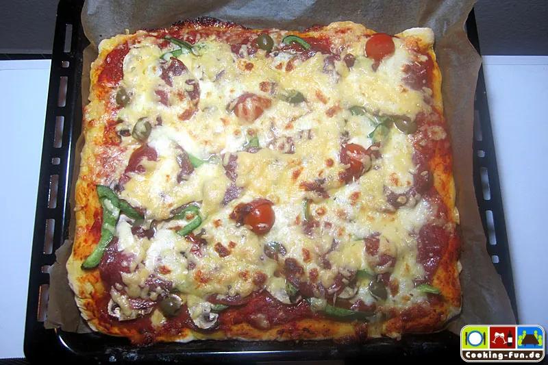 Pizza - Hefeteig - Cooking-Fun