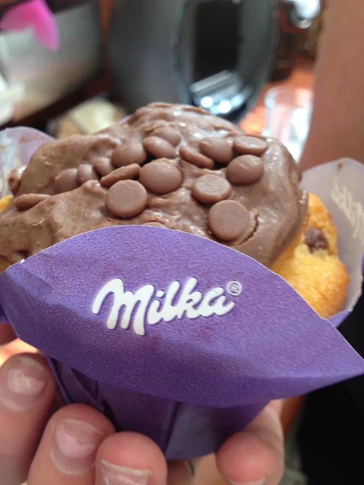 Milka muffin