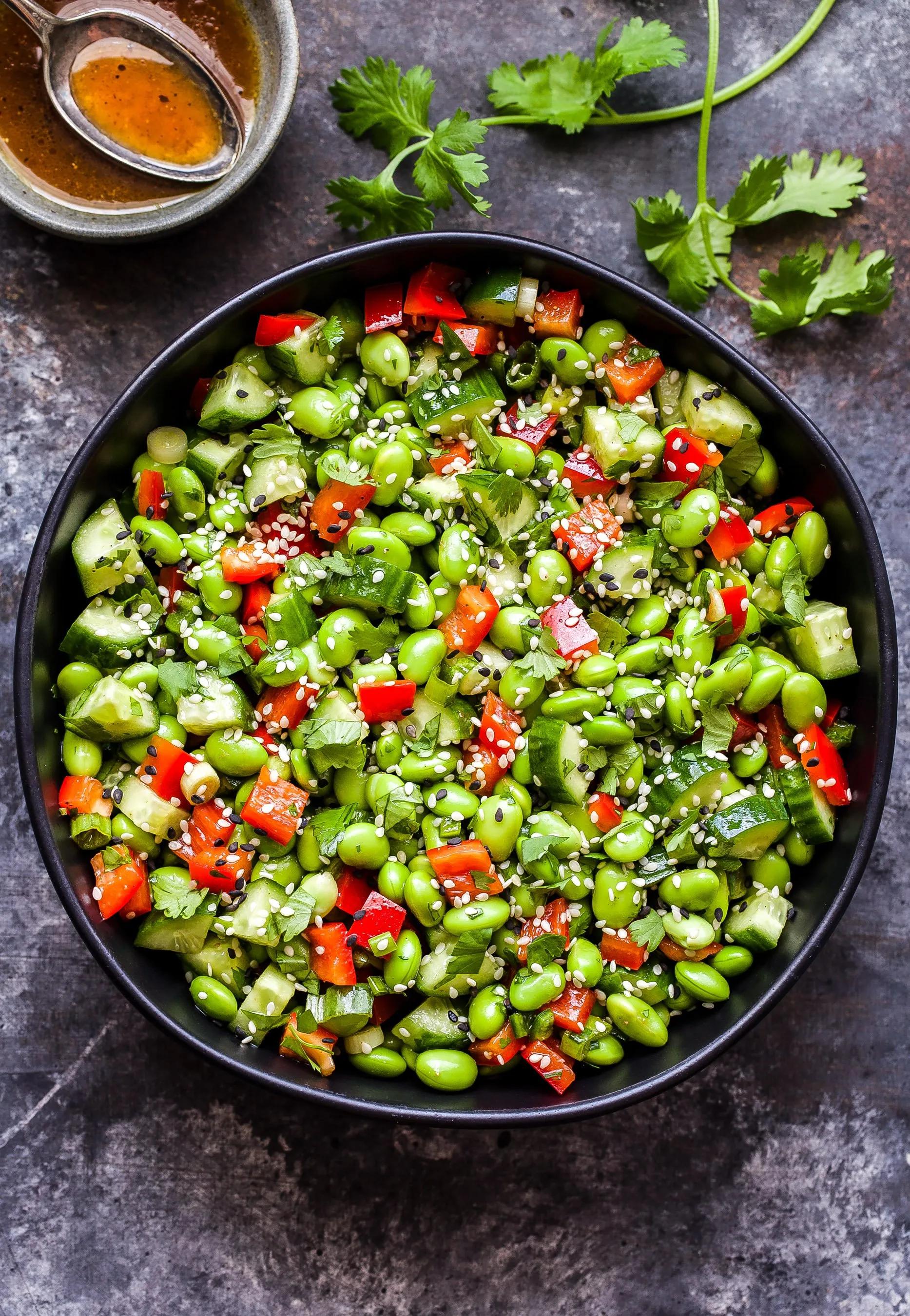 Asian Edamame Salad - Recipe Runner