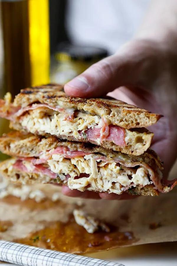 Chicken Cordon Bleu Sandwich (Video) | Pickled Plum