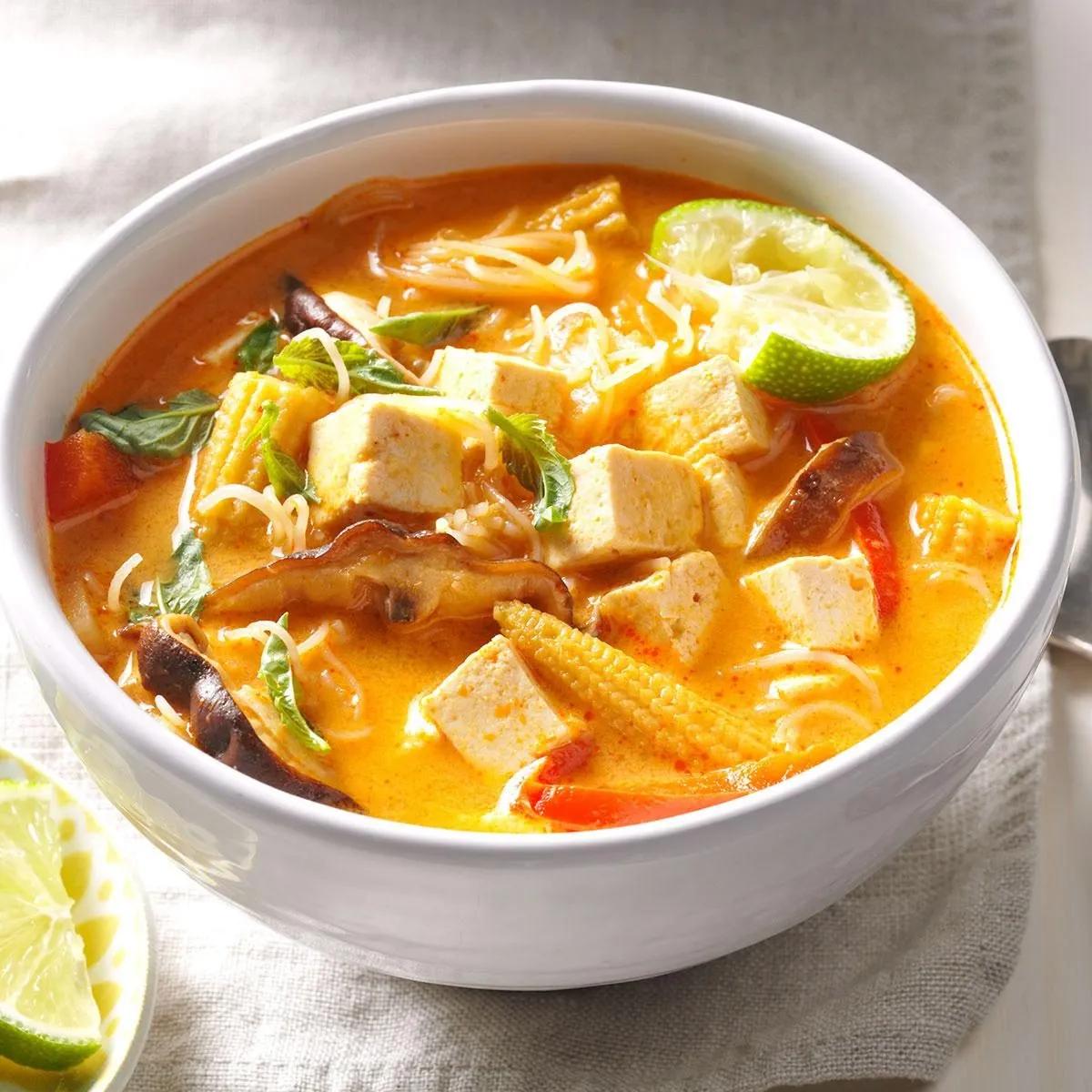 Veggie Thai Curry Soup Recipe: How to Make It