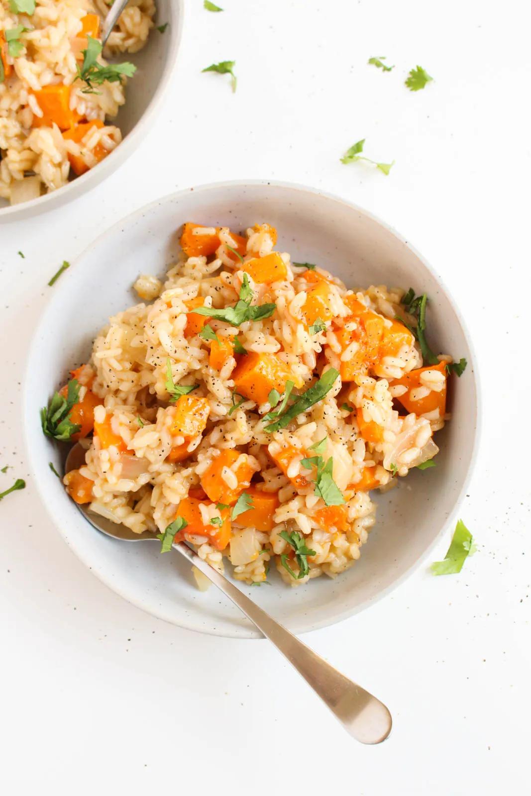 Roasted Butternut Risotto - The Wheatless Kitchen