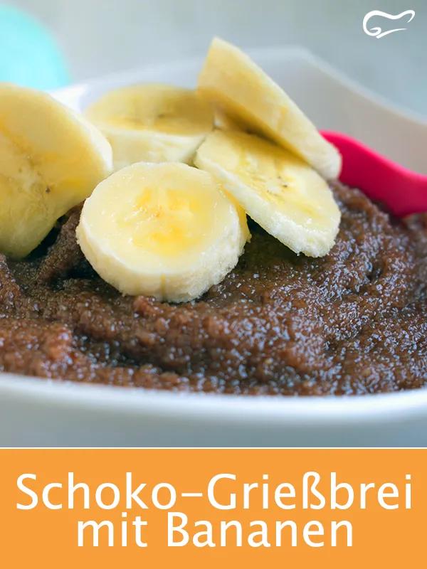 Schoko-Bananen-Grießbrei - Rezept | Rezept | Grießbrei rezept, Rezepte ...