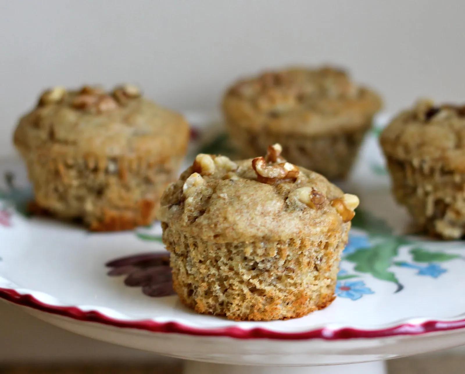 beurrista: banana buttermilk muffins