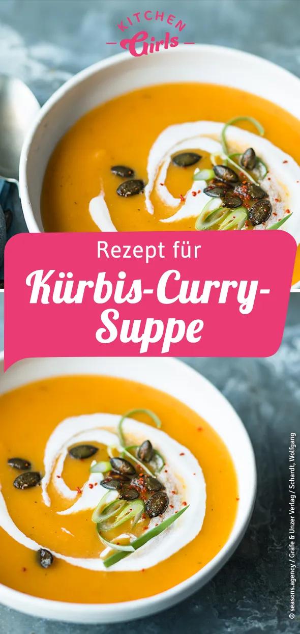 Rezept für scharfe Kürbis-Suppe mit Curry | Rezept | Curry suppe ...
