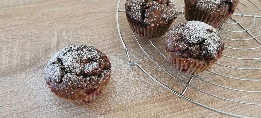 Himbeer-Mohn-Muffins