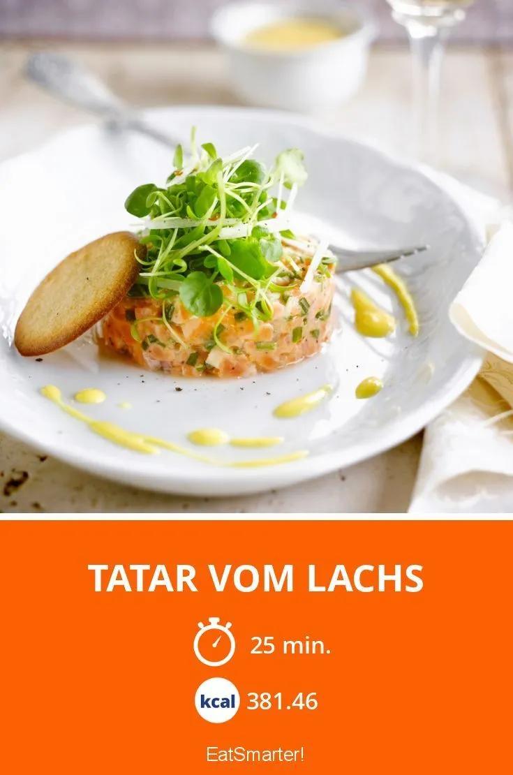 Tatar vom Lachs | Lachs rezept, Vorspeisen rezepte lachs, Rezepte
