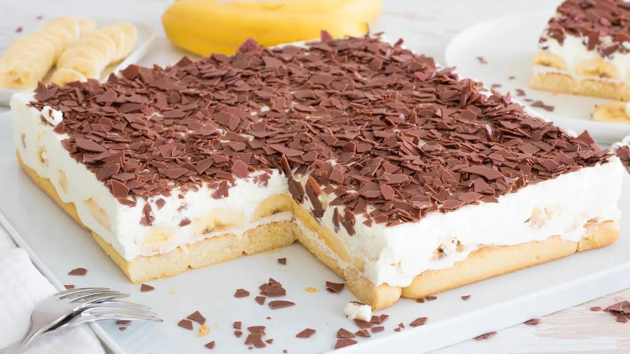 Ein Traum wird wahr - Bananen Split Torte ohne Backen - YouTube