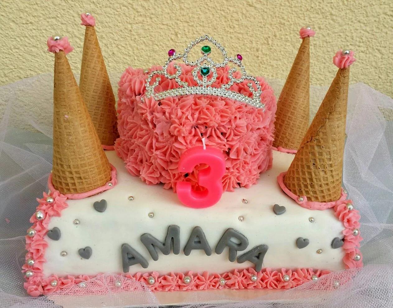 Princess / Castle Cake - Prinzessin Schloss Torte | Cake, Bday, Desserts