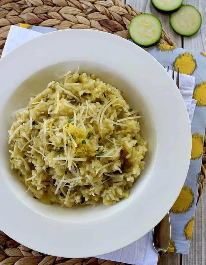 Lemon Zucchini Risotto – Good Dinner Mom