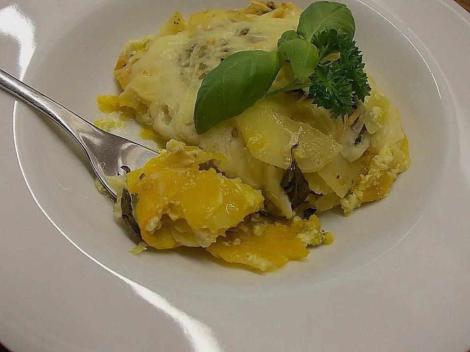 Kartoffel-Kürbis Gratin alla Napolitana von mahabharata| Chefkoch