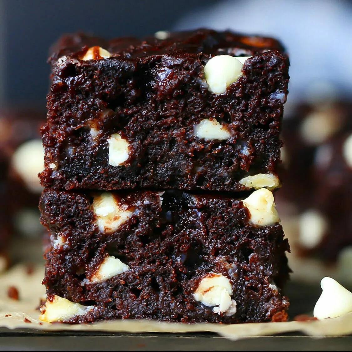 White Chocolate Chip Brownies | Gluten Free Chocolate Brownies, Easy