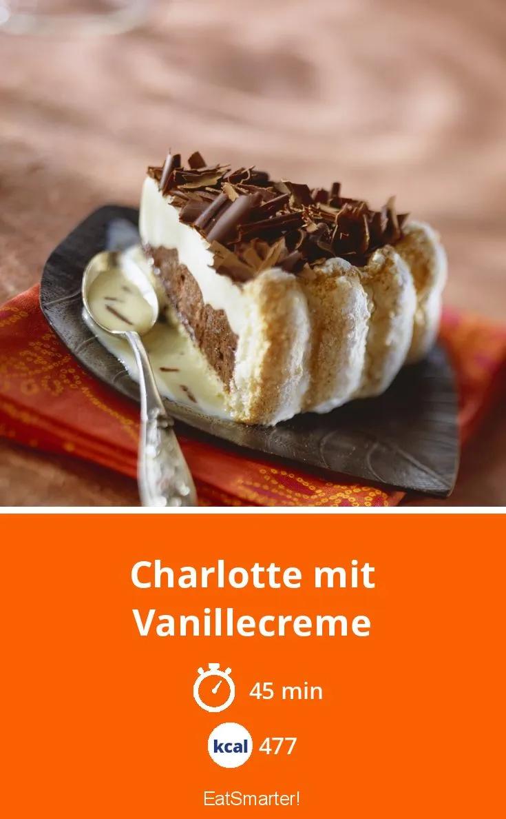 Charlotte mit Vanillecreme Rezept | EAT SMARTER